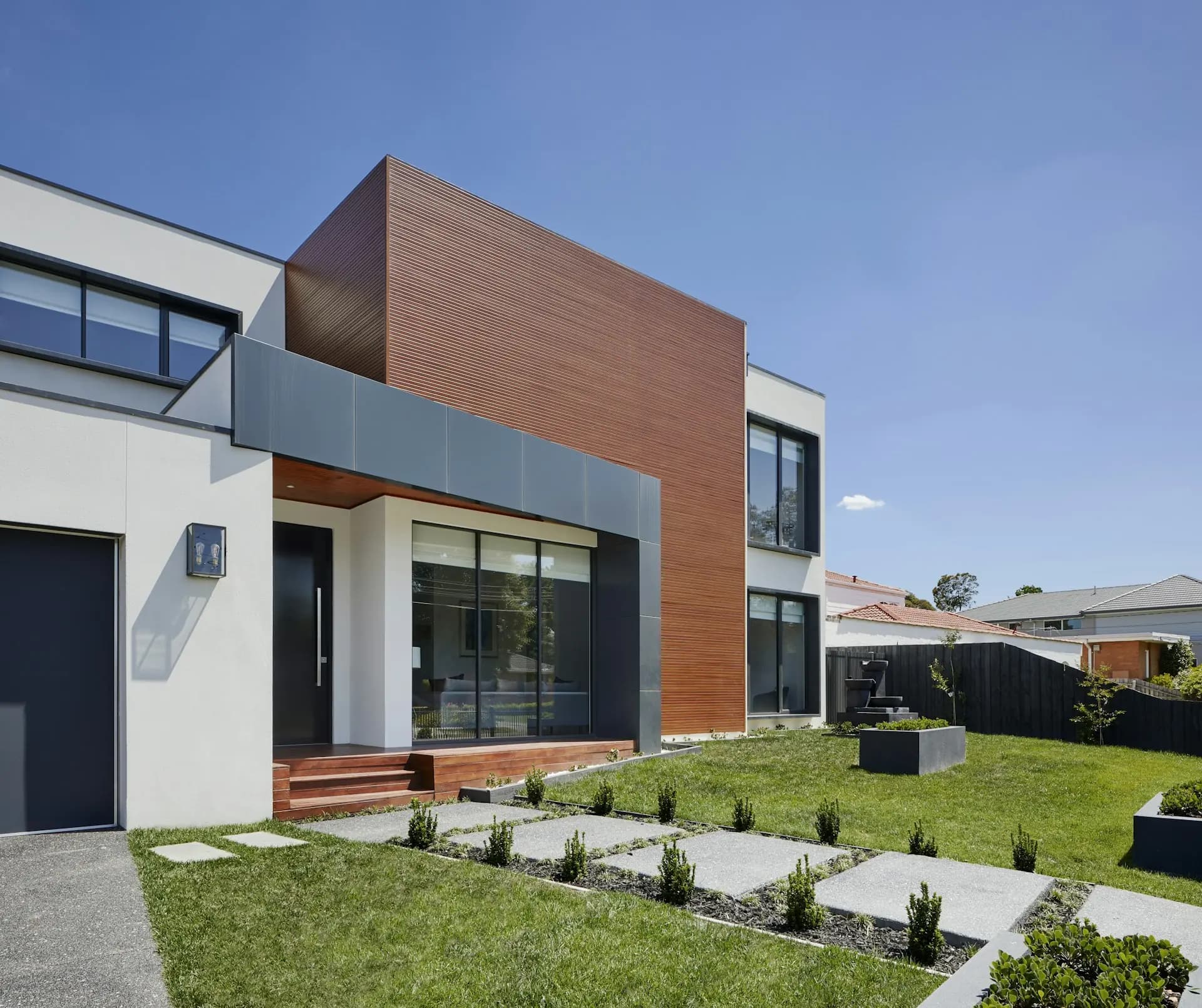 Duplex modern cu două niveluri